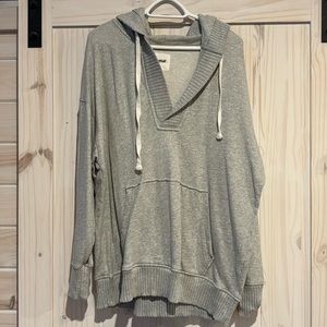 COPY - Aerie v neck hooded sweater